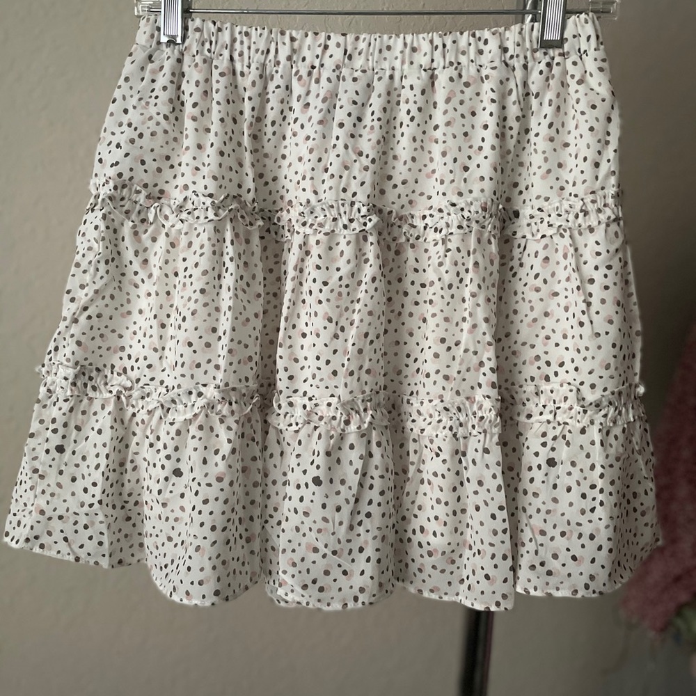 NWOT RASMUS MINI SKIRT WHITE - Picture 4 of 9